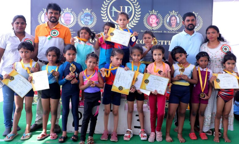 Twin City Artistic Gymnastic Competition 2024: Young Gymnasts Shine at Hemanth Gymnastic Academy