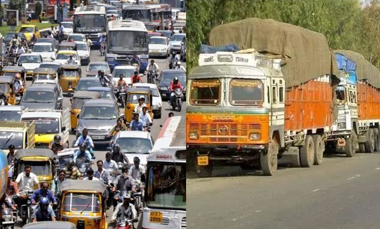 Hyderabad: Restrictions imposed on the movement of heavy vehicles in the city to control traffic issues