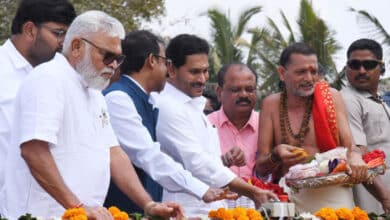 Jagan inaugurates Kuppam Canal, releases Krishna water to over four lakh people