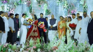 Kharge attends wedding reception of Sharmila's son