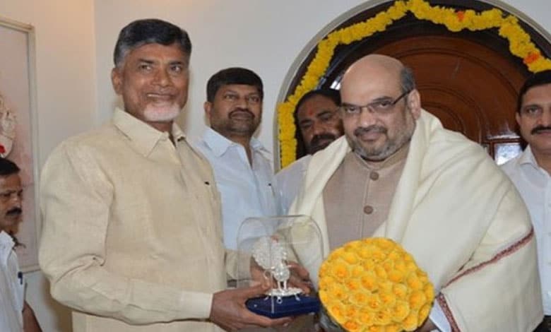 Chandrababu Naidu meets Amit Shah, Nadda to discuss alliance