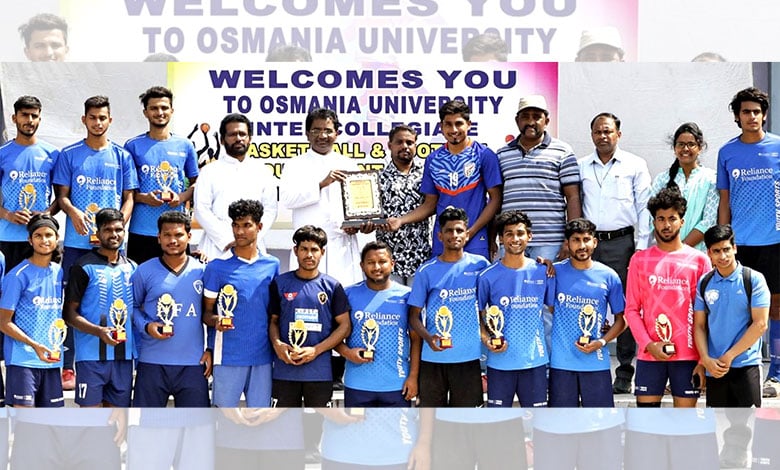 Osmania University Inter College Football Tournament for Men - 2024 Concludes with Anwarul Uloom College Clinching Victory