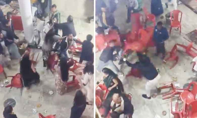 Wedding Turns into Battlefield, Guests used Chair to Fight (Video Goes Viral)