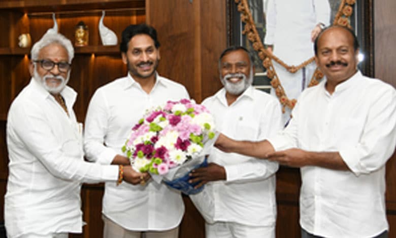 All three candidates of YSRCP elected unopposed to Rajya Sabha