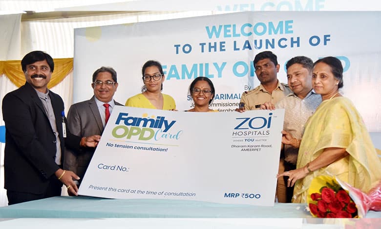 Unique Family OPD card launched at Zoi Hospitals