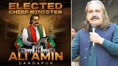 PTI-backed candidate Ali Amin Gandapur elected Khyber Pakhtunkhwa CM