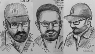 Hyderabad-based artist makes sketches of Bengaluru Cafe blast suspect to help NIA