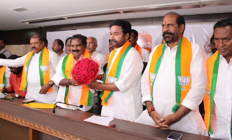 Former BRS MLA A Ramesh joins BJP