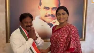 YSRCP MLA Unnamatla Eliza joins Congress