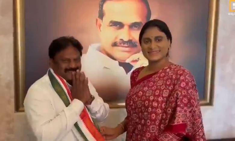 YSRCP MLA Unnamatla Eliza joins Congress