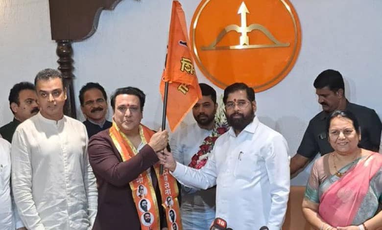 Govinda joins Shiv Sena in CM Shinde's presence; may be fielded from Mumbai North West