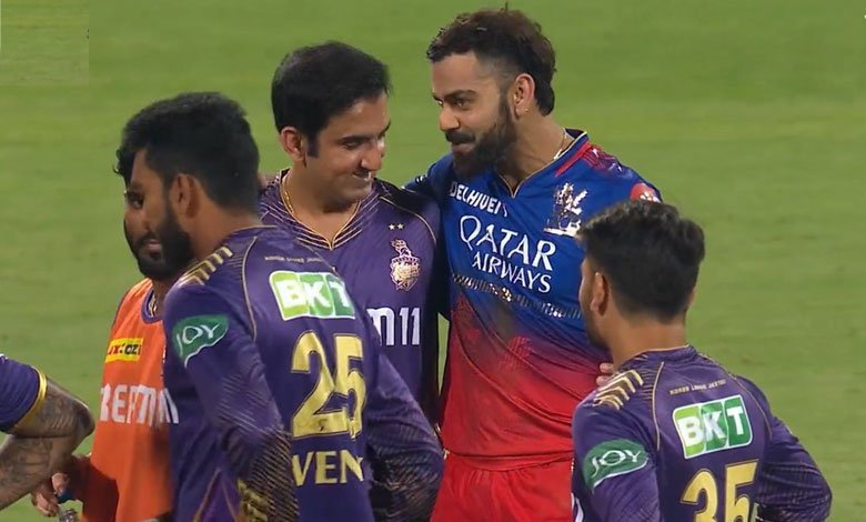 Viral Video Shows Heartfelt Moment Between Virat Kohli and Gautam Gambhir During IPL 2024 Match