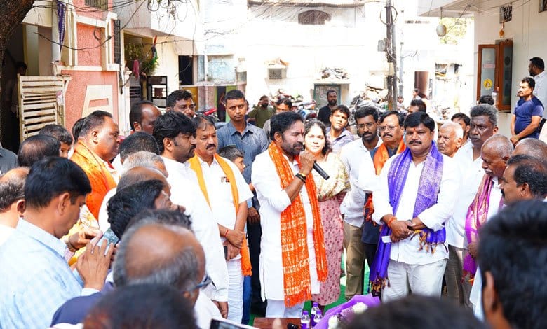 Kishan holds public meeting in Secunderabad