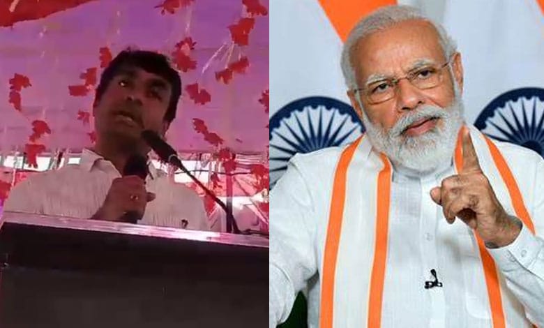 K'taka: Will beat him with footwear, Cong leader insults PM Modi