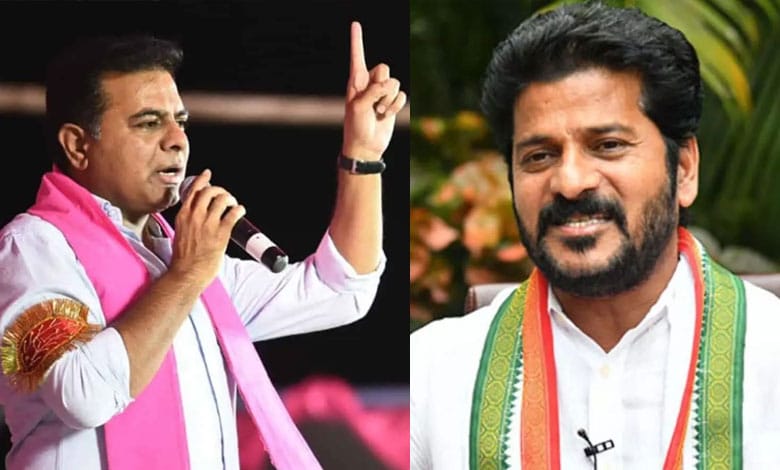 BRS working Prez KTR challenges Telangana CM to contest in Malkajgiri LS