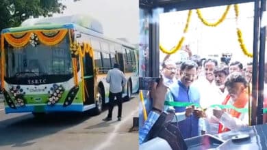 TSRTC's Green Metro buses flagged off in Hyderabad