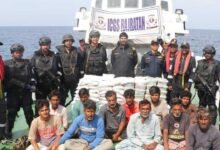 Heroin worth Rs 600 crore seized from Pakistani boat off Gujarat coast; 14 held