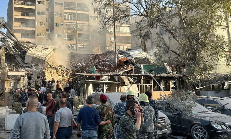 Israeli missile hits Iranian consulate building in Syrian capital