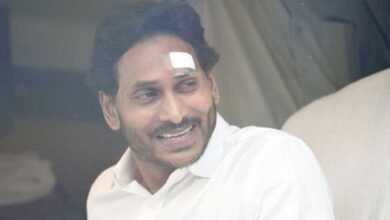 Injured YSRCP chief resumes poll campaign in Andhra Pradesh