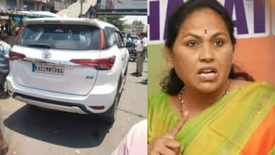 BJP worker falls after crashing into Union Minister's car door, run over by bus