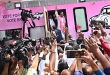 KCR launches his bus Yatra to continue for 17 days