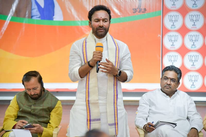 Kishan Reddy releases party’s manifesto