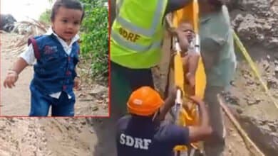 After 17 hours long efforts, toddler Satwik Mujagonda rescued from borewell