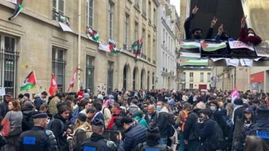 Students at prestigious Paris university occupy campus building in pro-Palestinian protest: Video