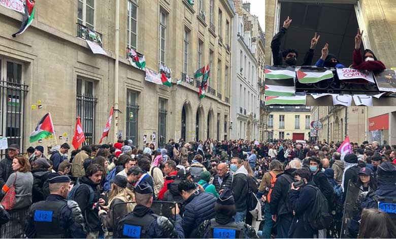 Students at prestigious Paris university occupy campus building in pro-Palestinian protest: Video