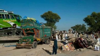 Pakistan: 14 killed in road accident caused by brake failure