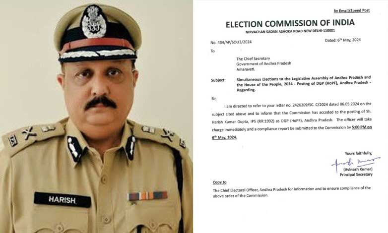 EC appoints Harish Kumar Gupta as new Andhra Pradesh DGP