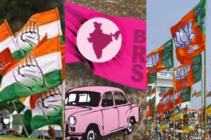 Telangana set for intense three-cornered fight in May 13 polls