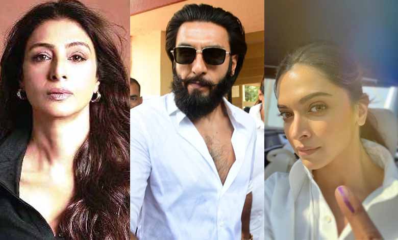 Ranveer Singh, Deepika Padukone, Tabu and other celebs vote in Mumbai