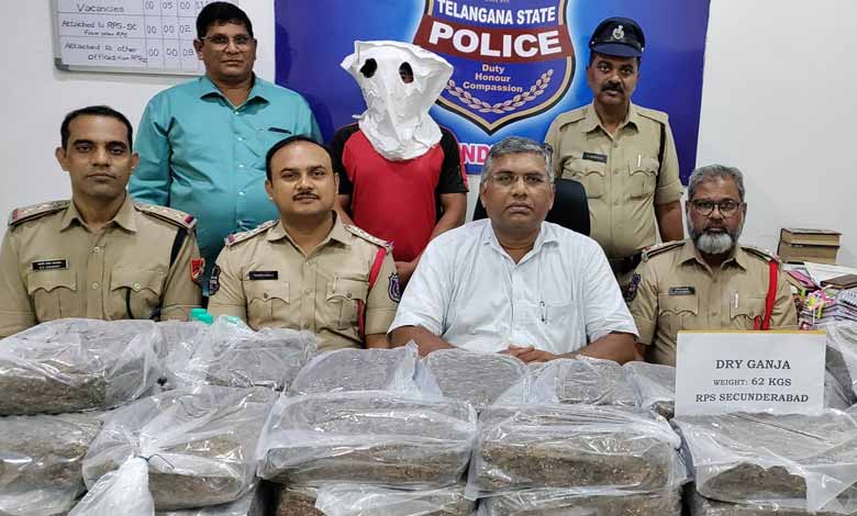 Telangana Railway police bust interstate ganja smuggling racket