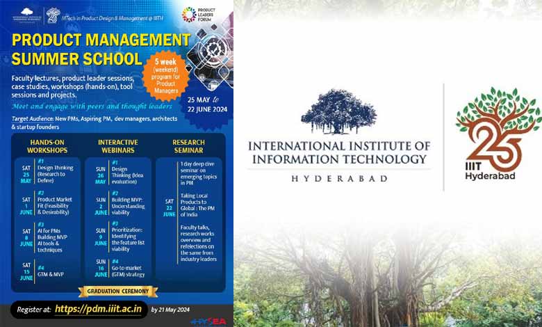 IIIT Hyderabad launches Product Management Summer School with PLF