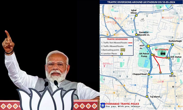 Hyderabad: PM Modi visit to city tomorrow; traffic advisory issued