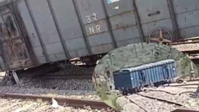 Goods train wagon derails in Jammu: Video
