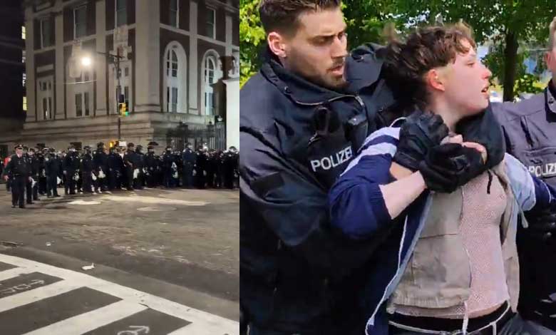 Police clear pro-Palestinian protesters from Columbia University's Hamilton Hall after occupation