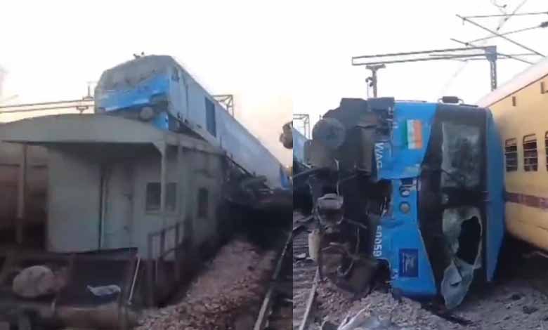2 loco pilots injured as freight train hits another in Punjab