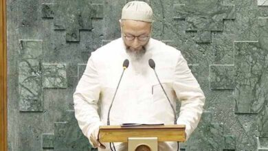 'Jai Palestine' slogan: Complaints demand President to disqualify Owaisi