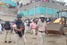 Protests erupt in northwest Delhi's Mangolpuri over anti-encroachment demolition at mosque