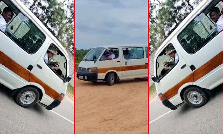 Watch: KCR Drives His Old Omni Van Following Doctor’s Advice