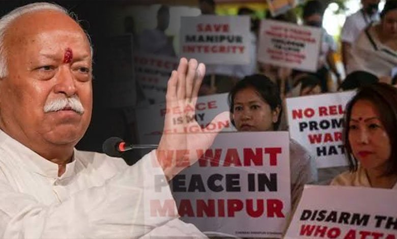No peace in Manipur even after one year, address situation with priority: RSS chief Bhagwat