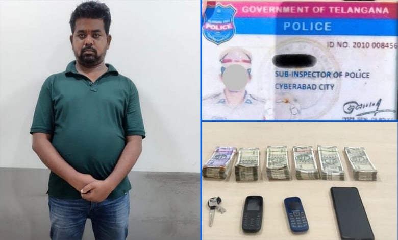 Hyderabad police arrest pseudo police officer for extorting money