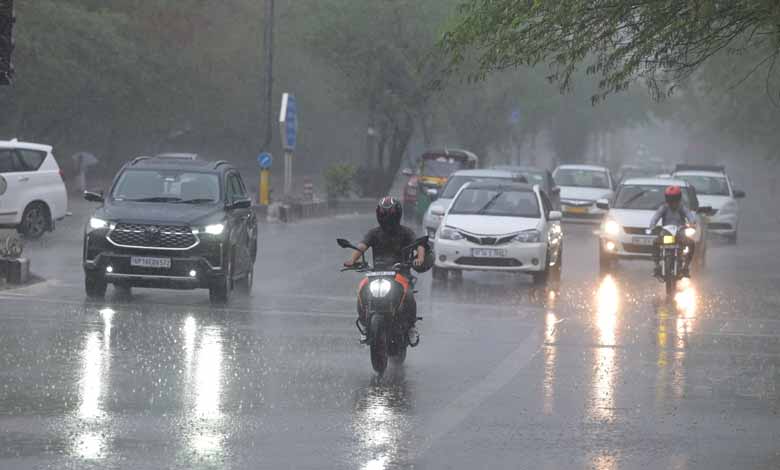 Heavy Rain In Delhi Brings Respite From Heat