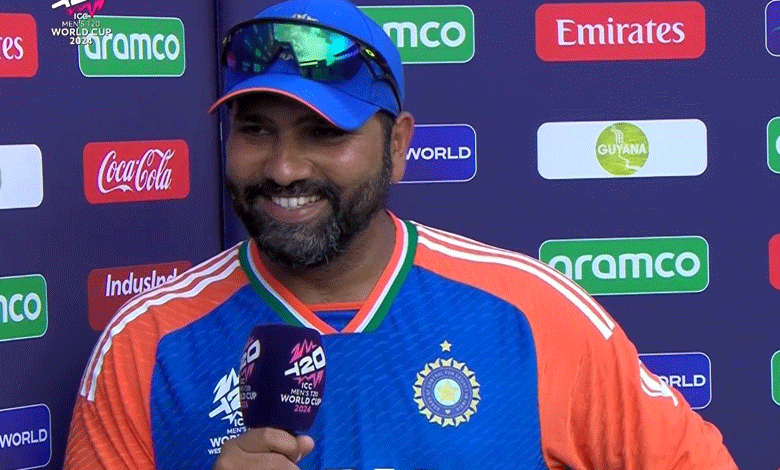 Rohit Sharma Lauds Team Effort After T20 World Cup Semi-Final Win: "Very Satisfying to Win This Game"