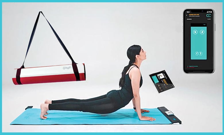 Yoga Using Machine Indian startup develops AI-enabled yoga mat for personalised coaching