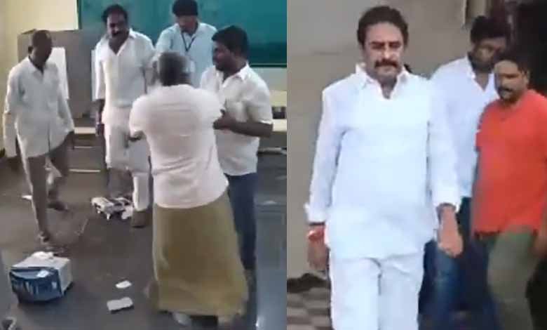 As HC rejects bail, Andhra Police arrest YSRCP leader who damaged EVM