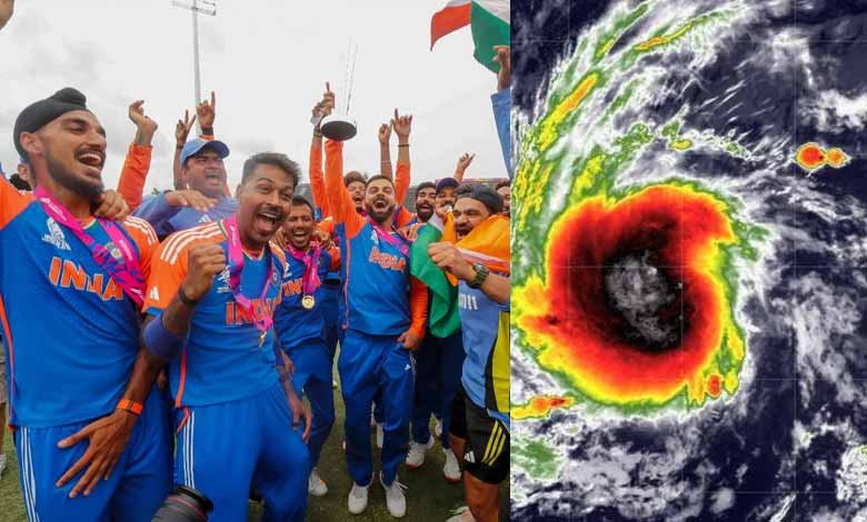 When will Hurricane Beryl pass Barbados, where India's T20 champions are stranded?