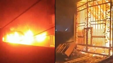 Hyderabad News | 1 Killed and 5 injured in furniture godown fire in Kulsumpura